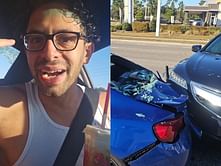 "Wow! That's a clip!" - Kick streamer's reaction after getting into an accident on livestream goes viral