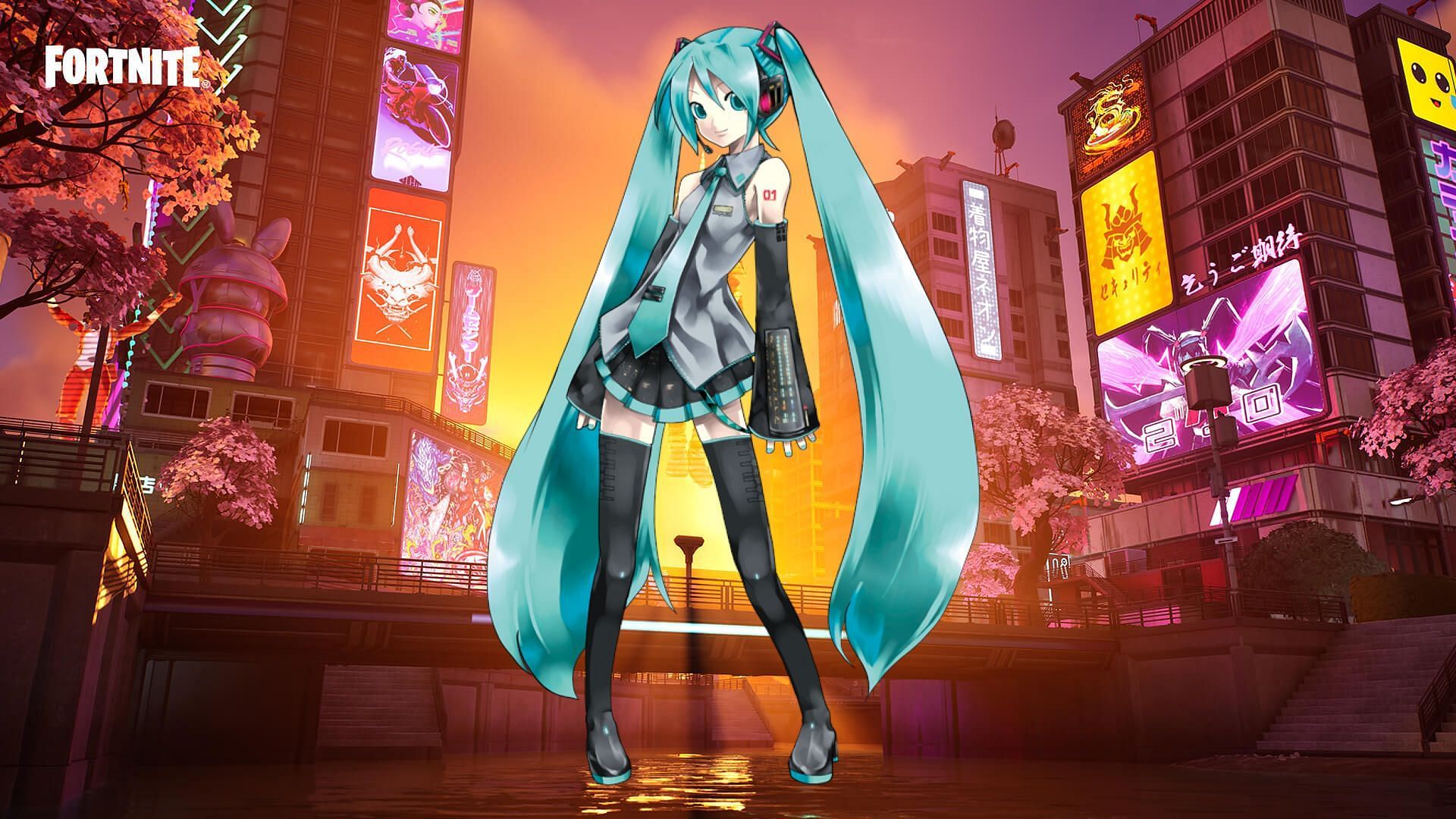 Fortnite x Hatsune Miku collaboration in development (Image via Epic Games/crypton)