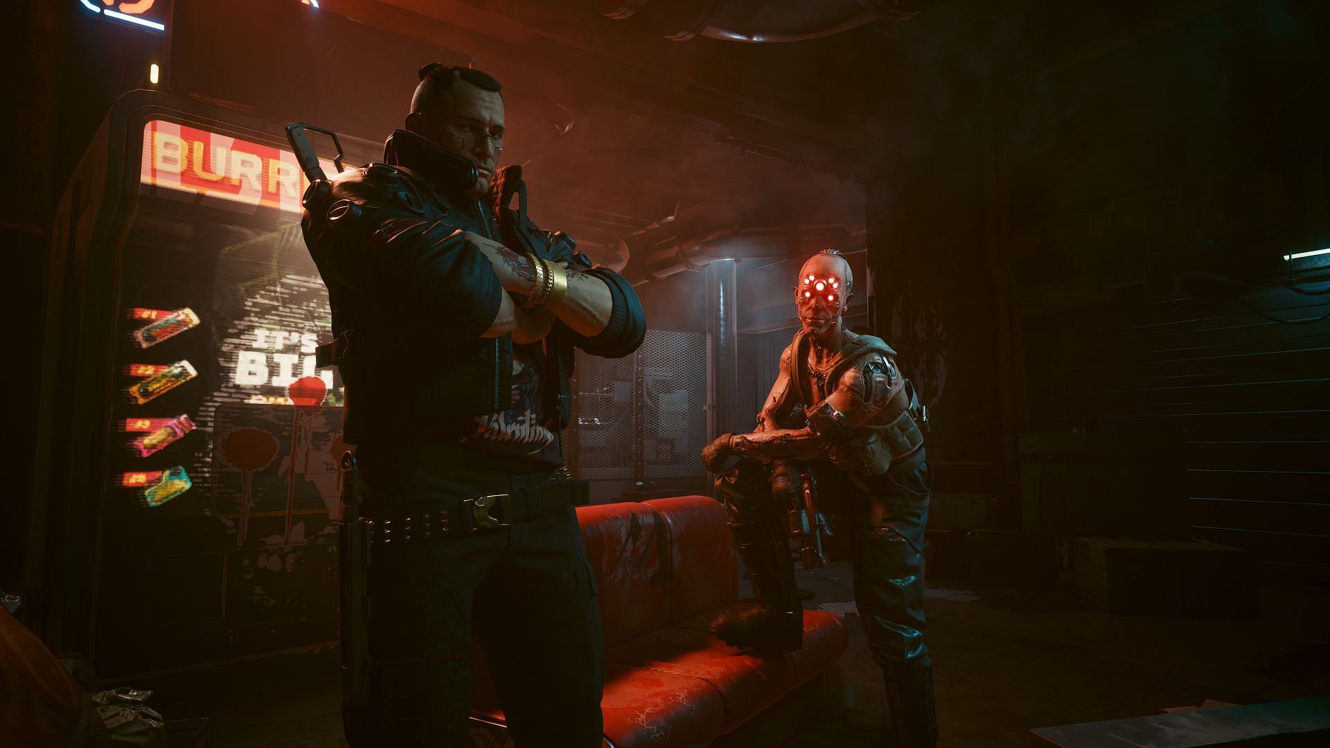 Traverse the neon-drenched Night City of Cyberpunk 2077 (Image via CD PROJEKT RED)