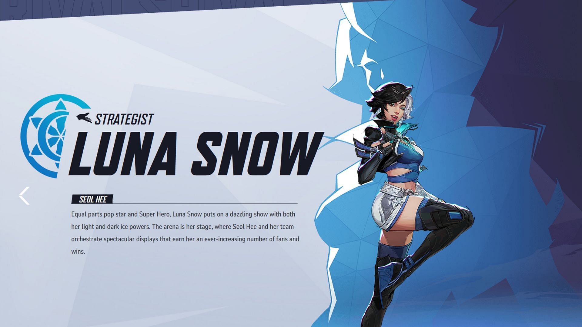 Luna Snow in Marvel Rivals (Image via marvelrivals.com)