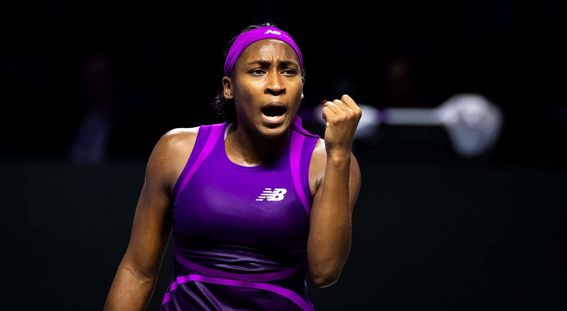 Coco Gauff at the WTA Finals 2024 - Day 7 - Source: Getty