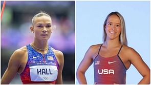 "You humble me"- Anna Hall gives honest opinion about Olympic diving athlete Jessica Parratto as she attempts her workout routine