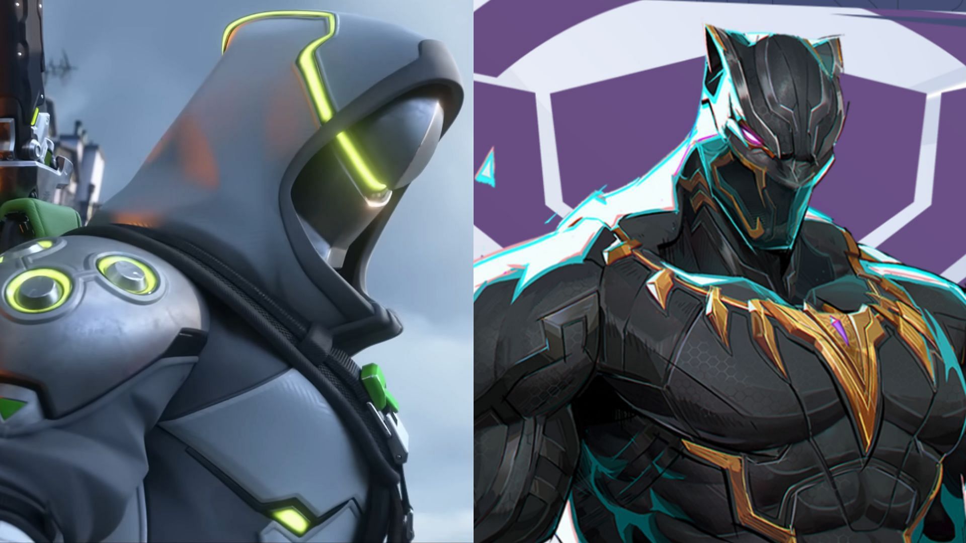 What are the similarities between Genji and Black Panther from Marvel Rivals?,  Black Panther in Marvel Rivals