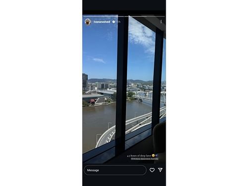 Ivana Nedved's Instagram story