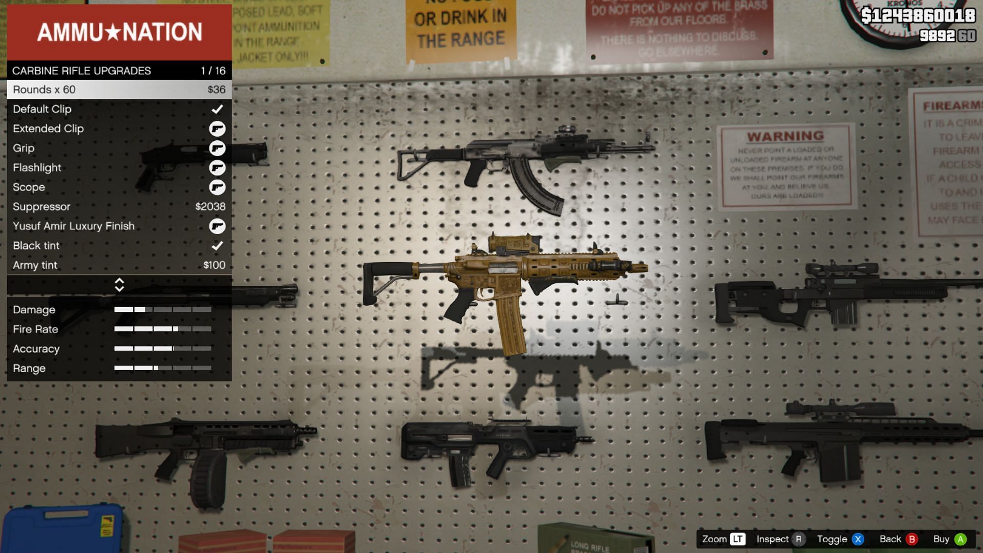 The GTA 5 weapons guide readers should select their assault rifles carefully (Image via Rockstar Games)