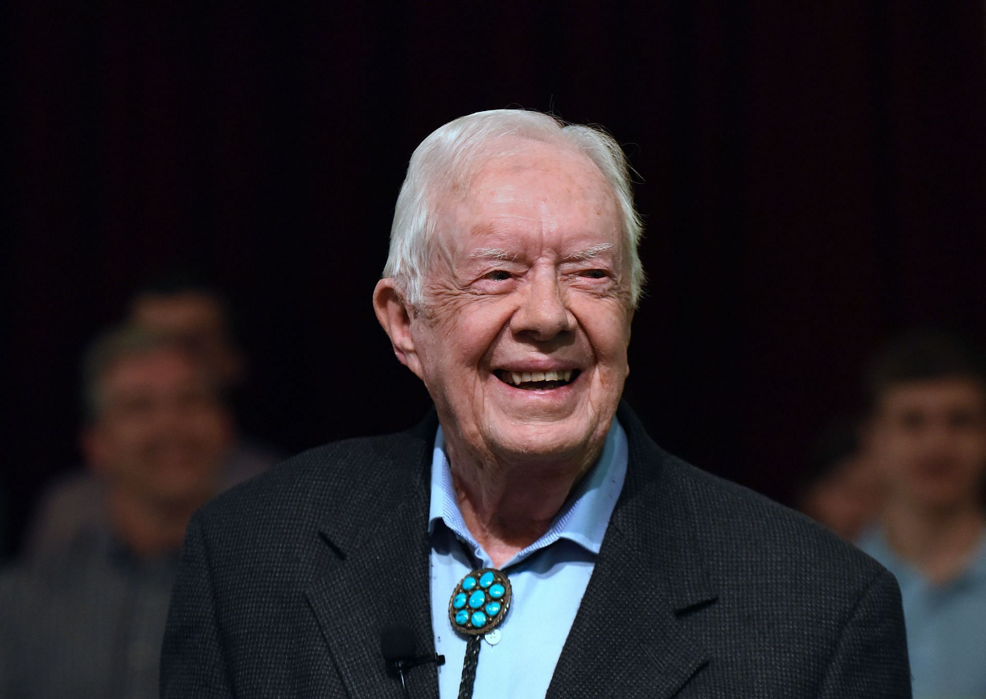 Jimmy Carter Teaches Sunday School in Plains, Georgia - Source: Getty