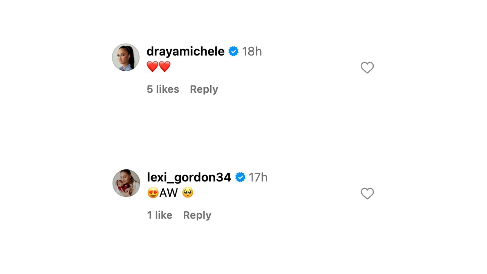 Draya Michele and Lexi Gordon comment on Anthony Edwards&#039; family portrait: Jeanine Robel&#039;s IG account