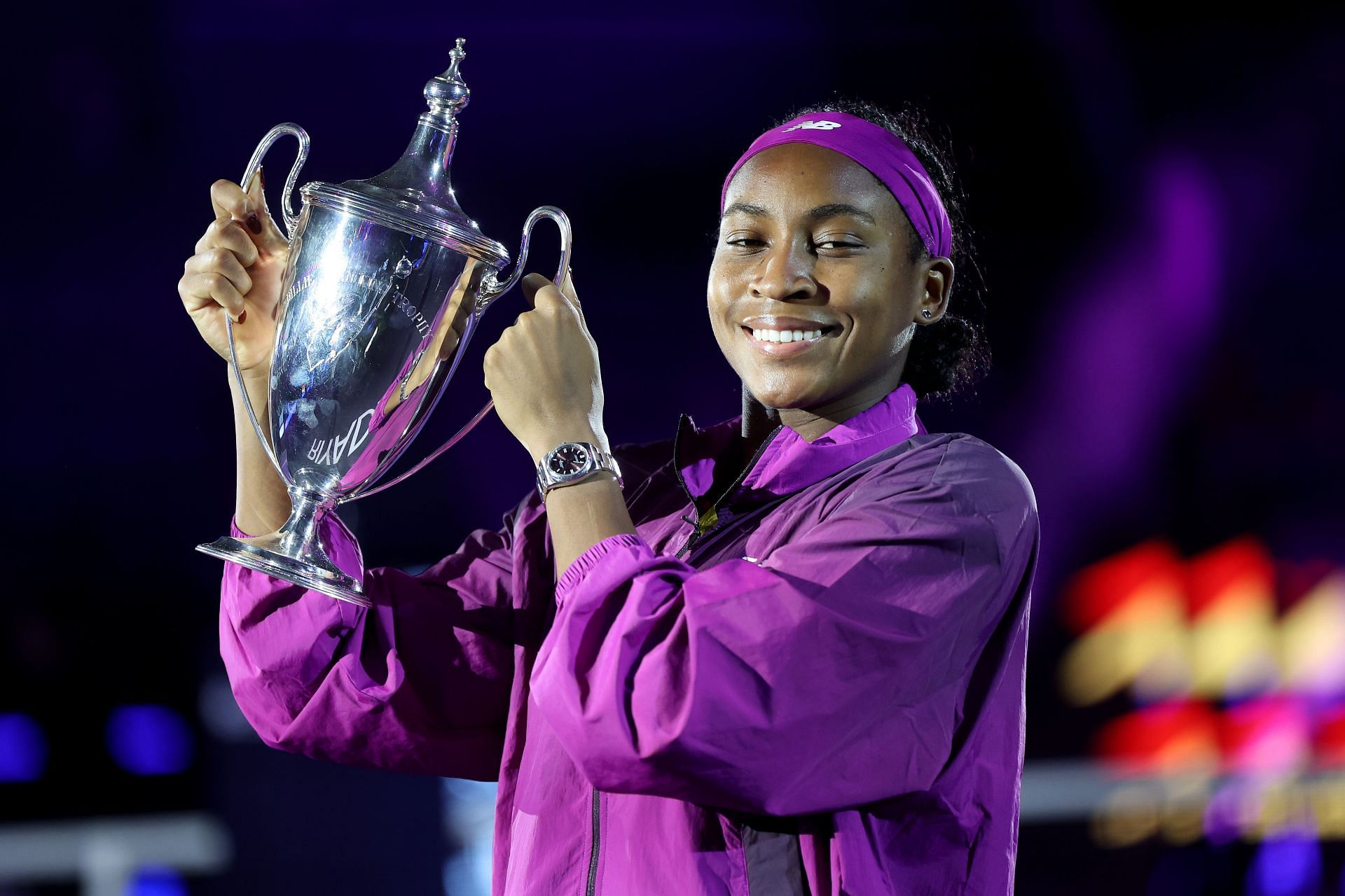 Coco Gauff at the WTA Finals 2024. (Photo: Getty)