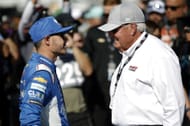 Rick Hendrick (R) with Kyle Larson at the NASCAR Cup Series Championship - Source: Getty