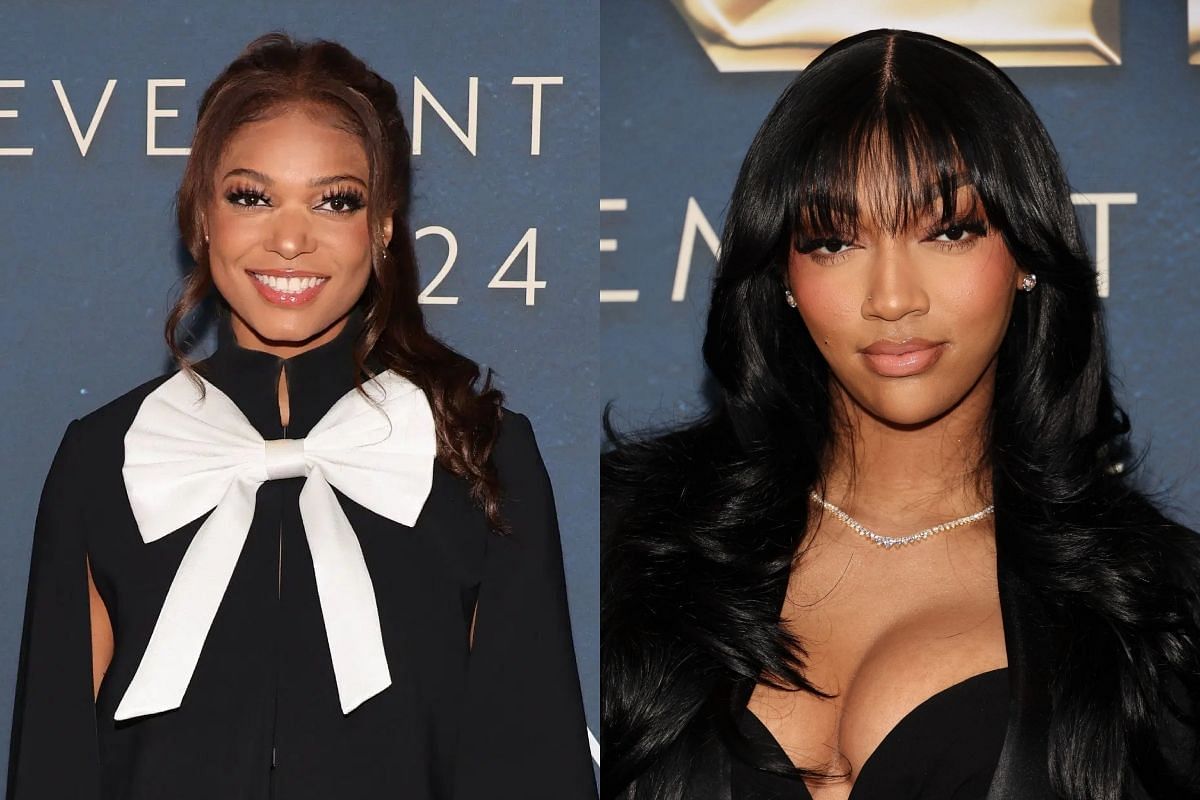 Gabby Thomas and Angel Reese at FNAA Awards - Source: Getty