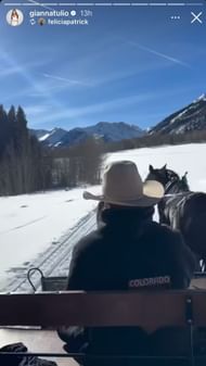 Story posted by Gianna Tulio - Image via Instagram / @giannatulio