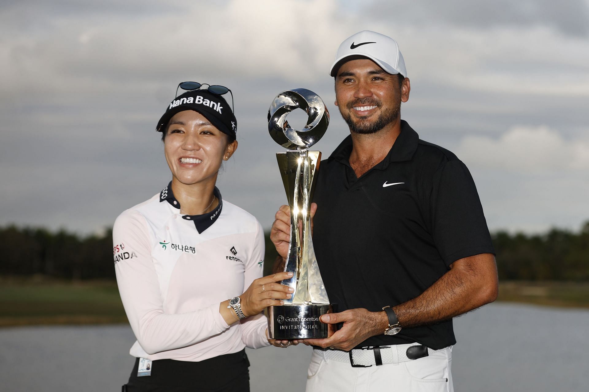 Lydia Ko and Jason Day at the 2023 Grant Thornton Invitational (Source: Getty)