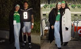 "12-0 baby": Dillon Gabriel's fiancée Zo Caswell over the moon as Oregon go undefeated in regular CFB season