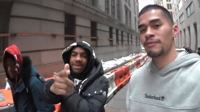 N3on gets called out by supposed gang members in Sneako's New York city vlog