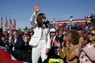 Former NASCAR driver Danica Patrick is introduced by Republican presidential nominee, former U.S. President Donald Trump - Source: Getty Images