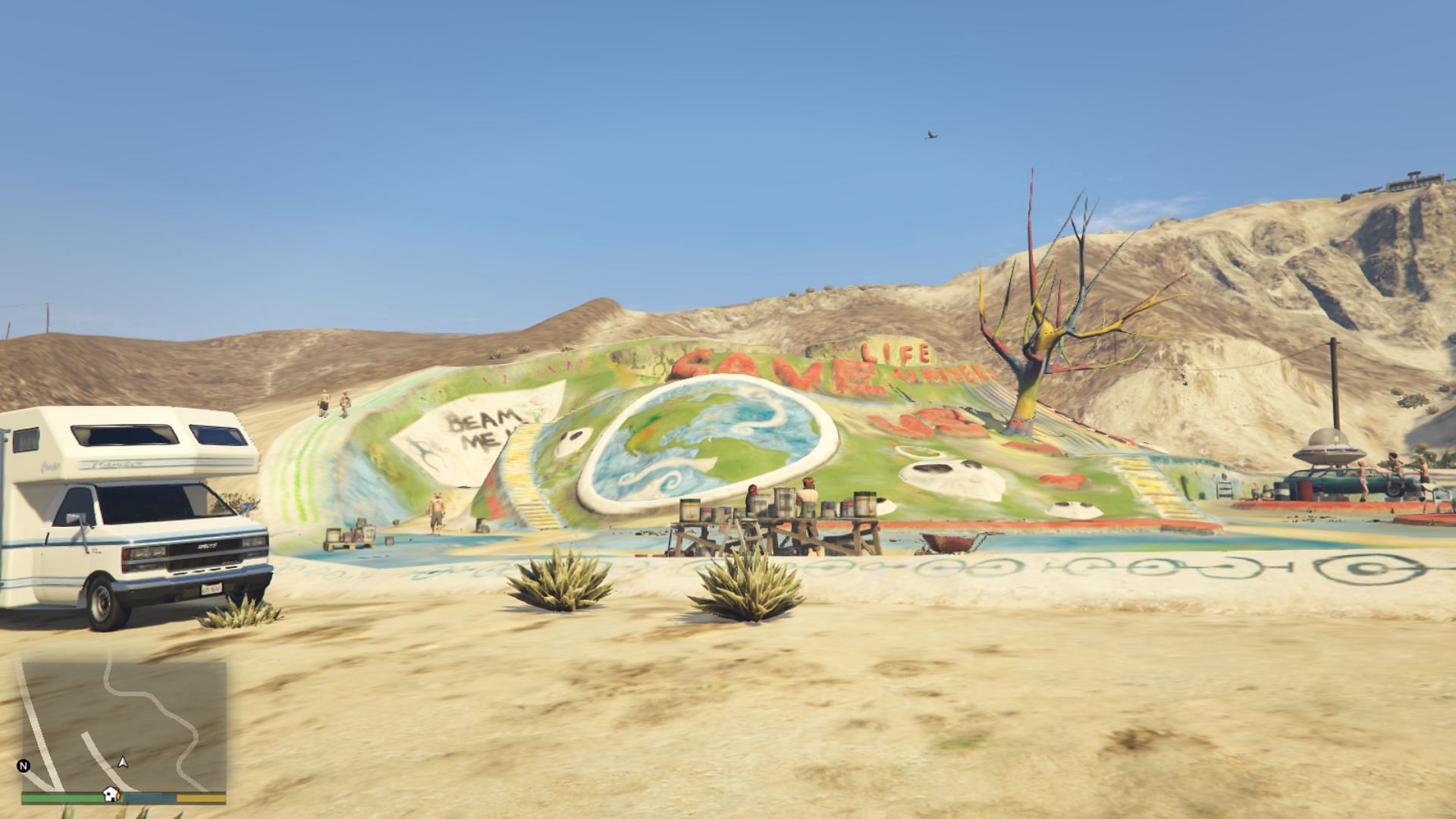 One of the locations where GTA 5 collectibles guide readers can find a spaceship part. (Image via Rockstar Games)