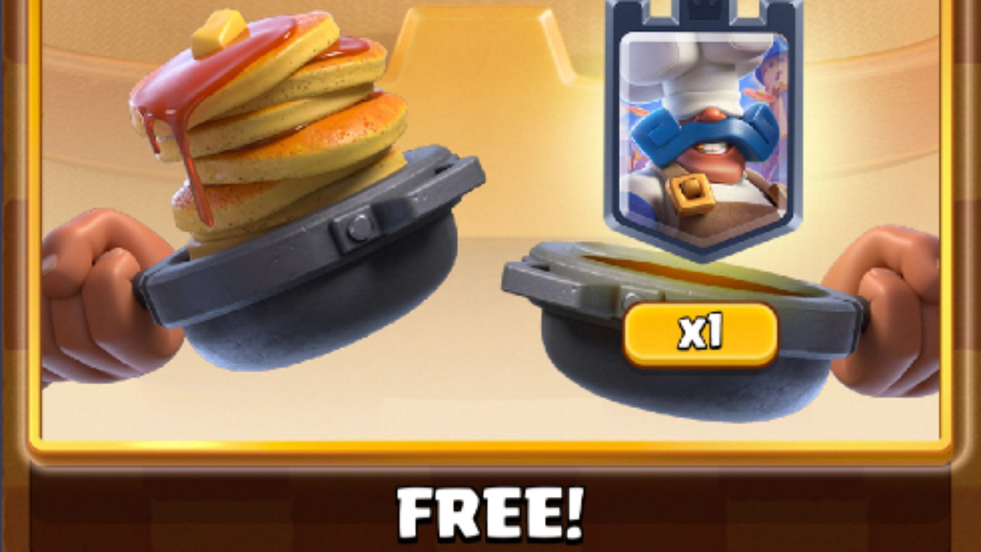 Players can get the Royal Chef tower troop for free (Image via Supercell)