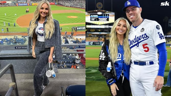 Freddie Freeman's wife Chelsea brings Holiday cheer with exclusive Dodgers merch giveaway for fans