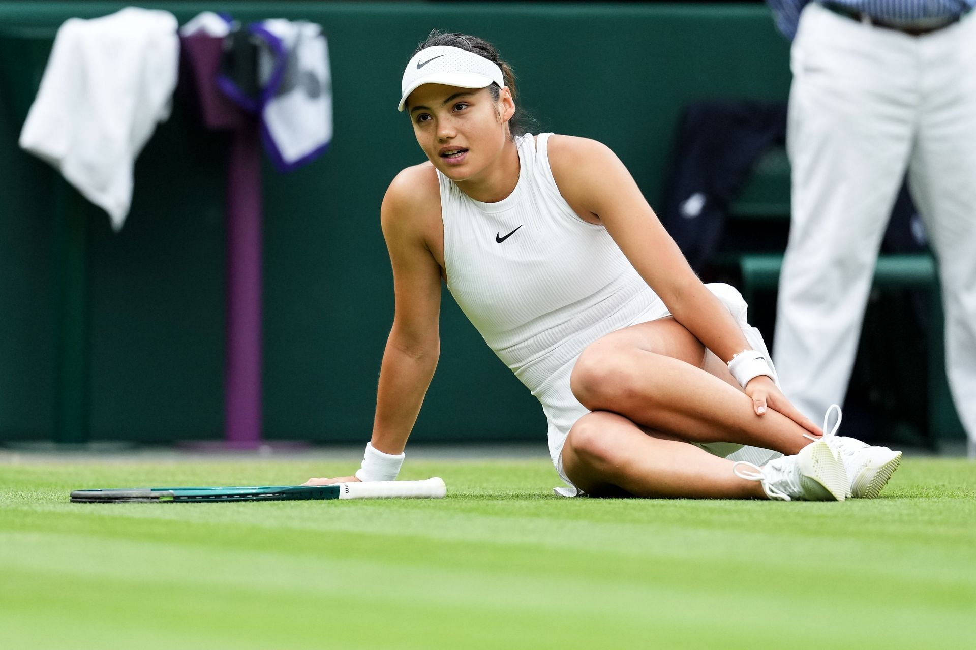 Emma Raducanu pictured at Wimbledon 2024 - Source: Getty