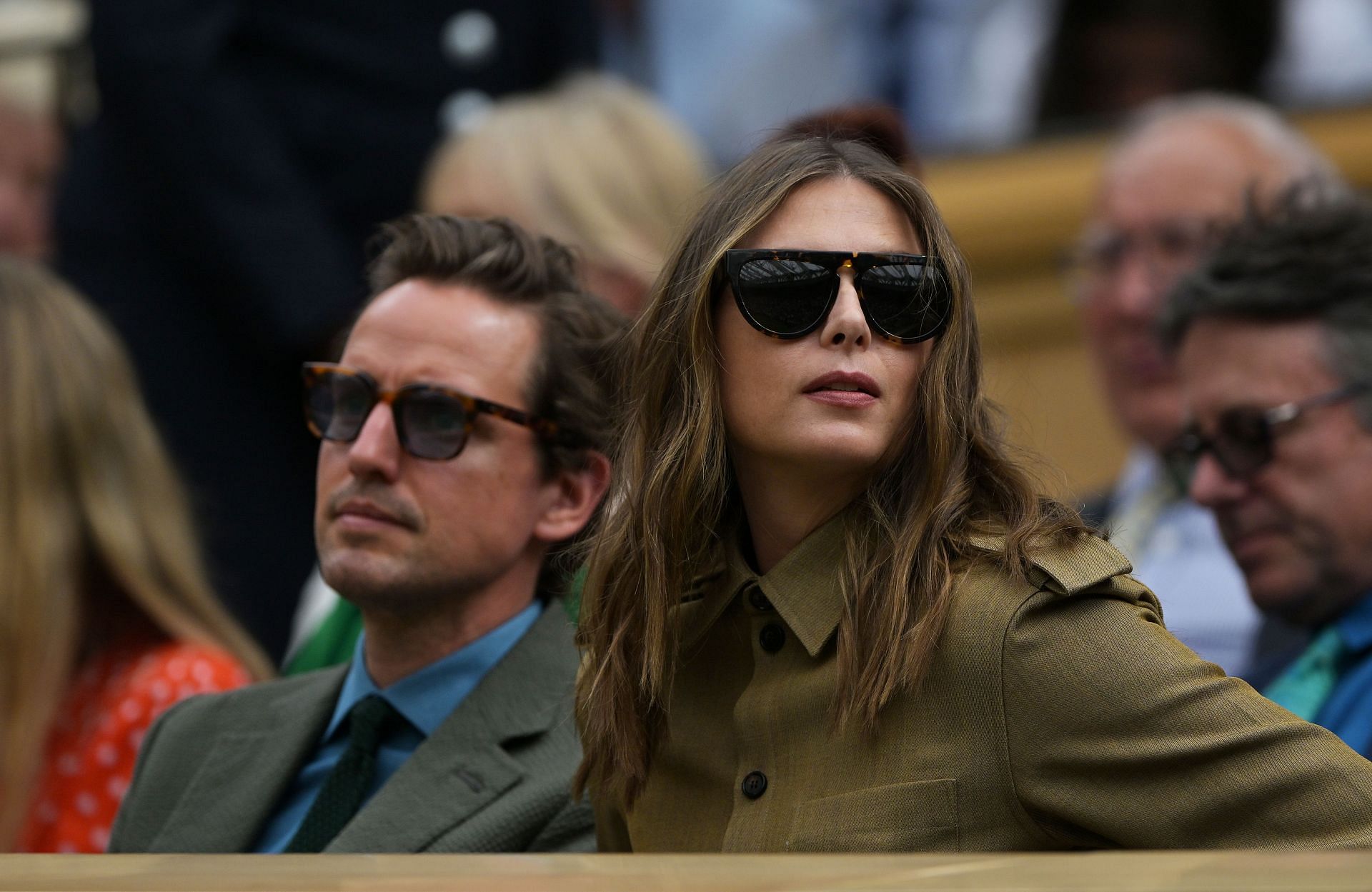 Alexander Gilkes and Maria Sharapova during the 2024 Wimbledon Championships (Image source: Getty)