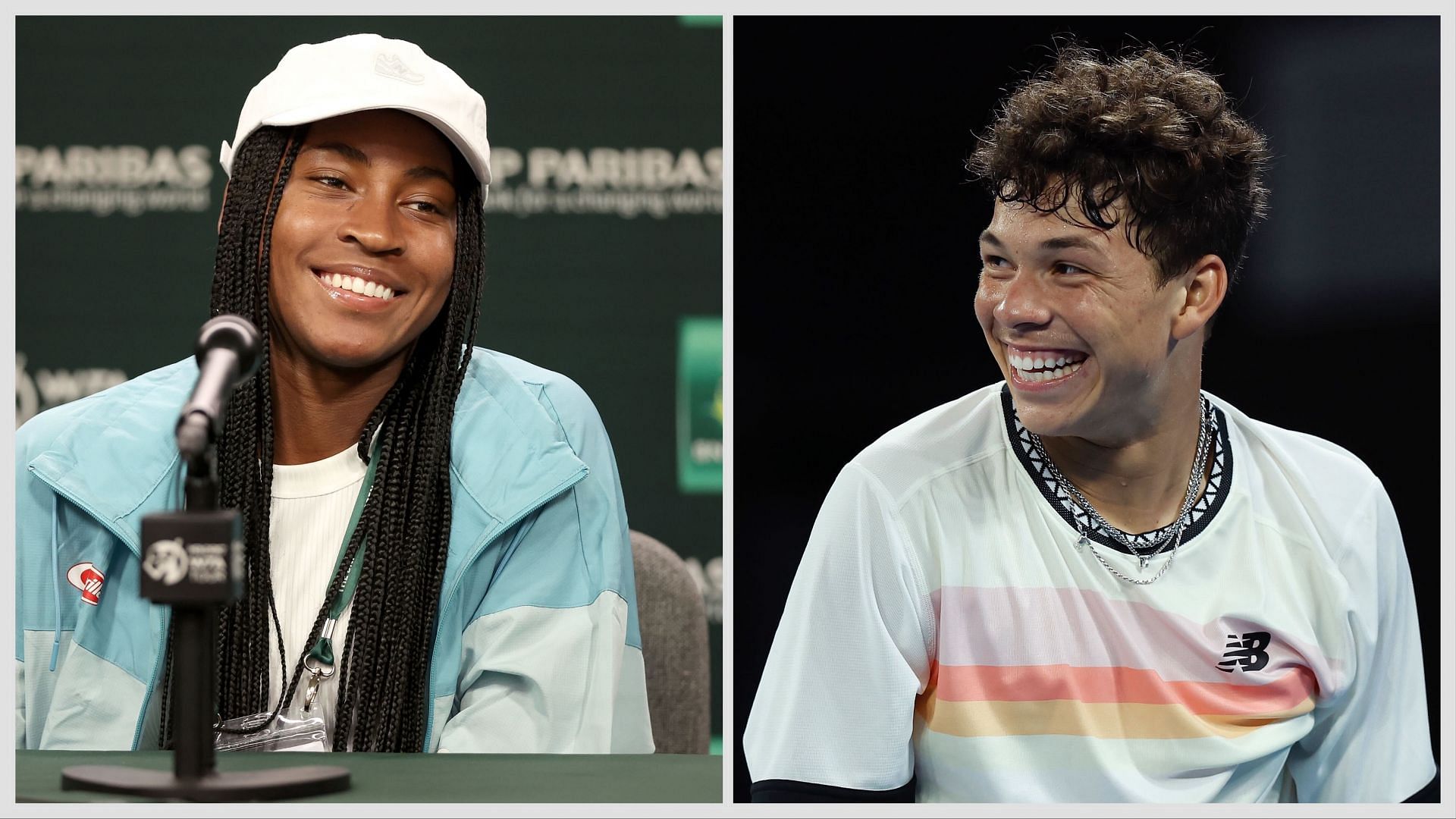 Coco Gauff [L] and Ben Shelton [R] (Source: Getty Images)