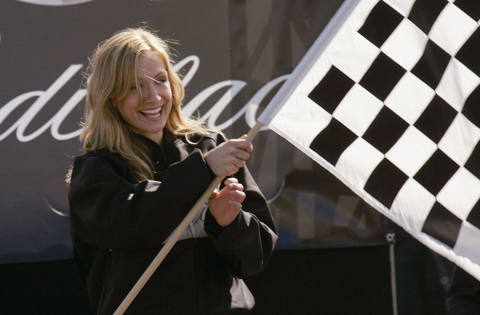 Jen at the 3rd Annual Cadillac Super Bowl Grand Prix (Image via Getty Images)