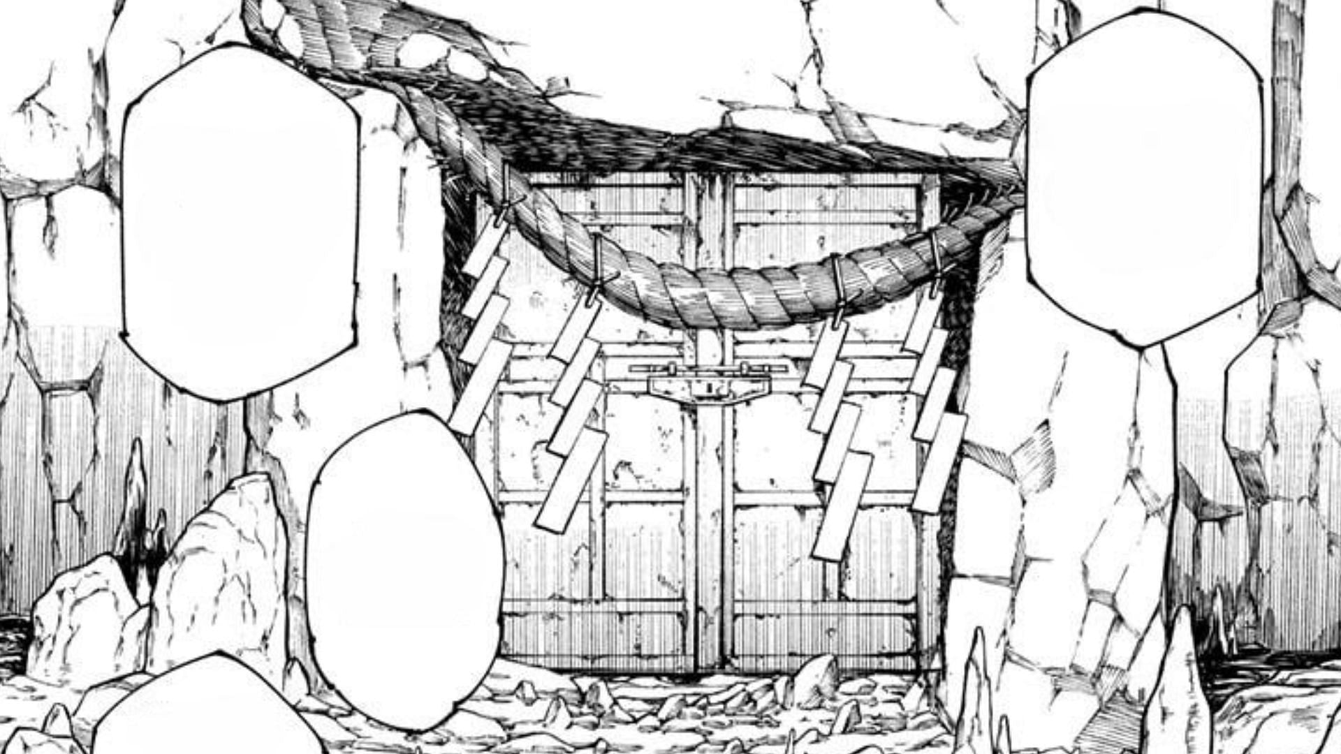 The Underground Seal as seen in the manga (Image via Shueisha)