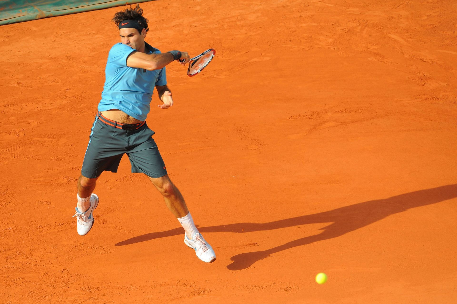 Roger Federer at the 2009 French Open (Getty)