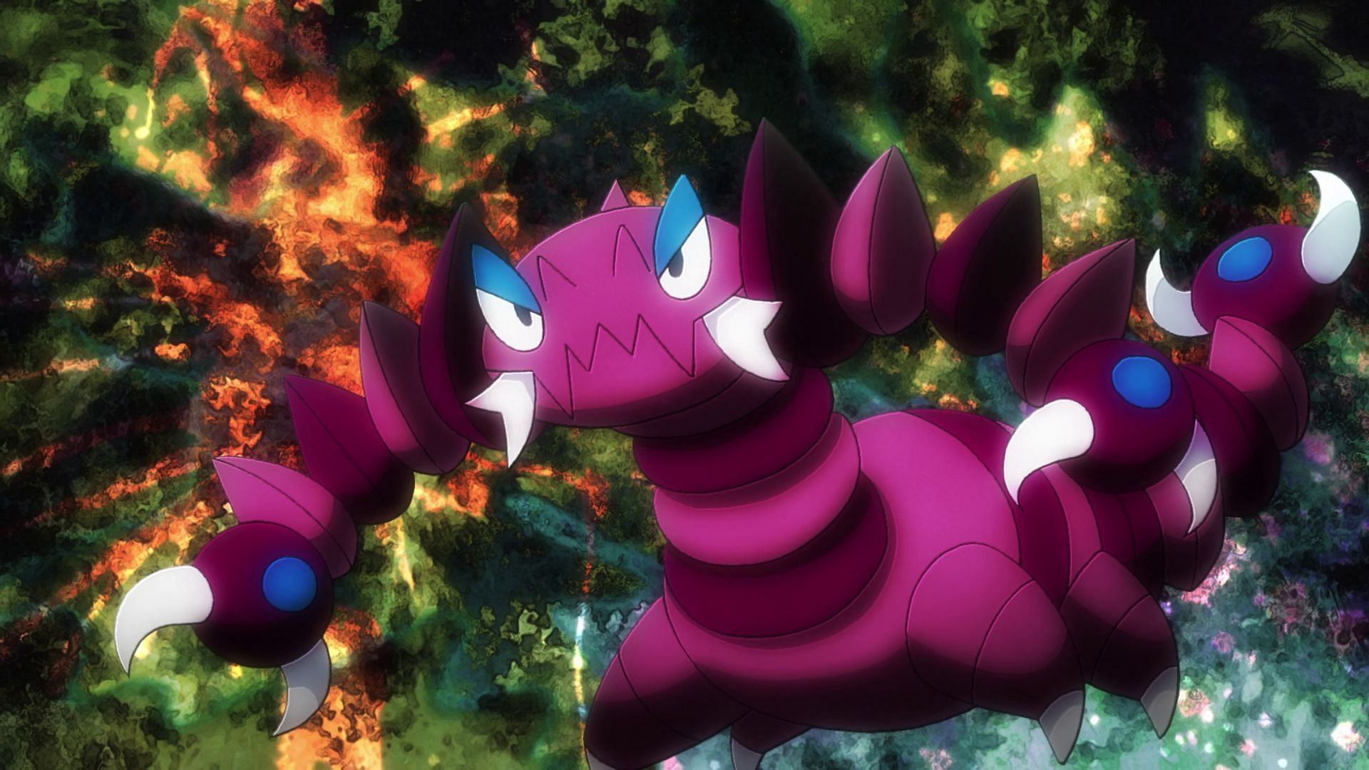 Drapion in the anime (Image via TPC)