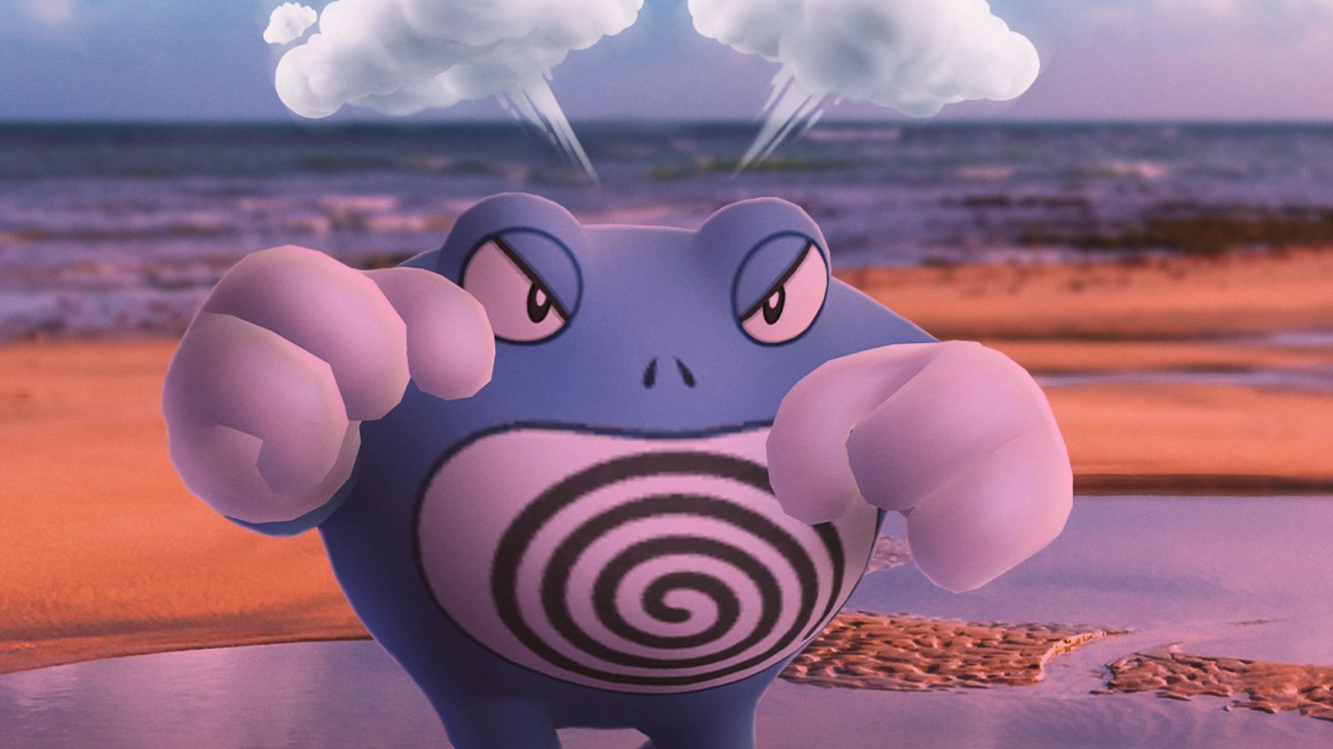 Poliwrath with Counter in Pokemon GO (Image via Niantic)