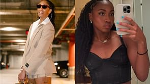 A'ja Wilson reacts in 3 words to Coco Gauff's new look