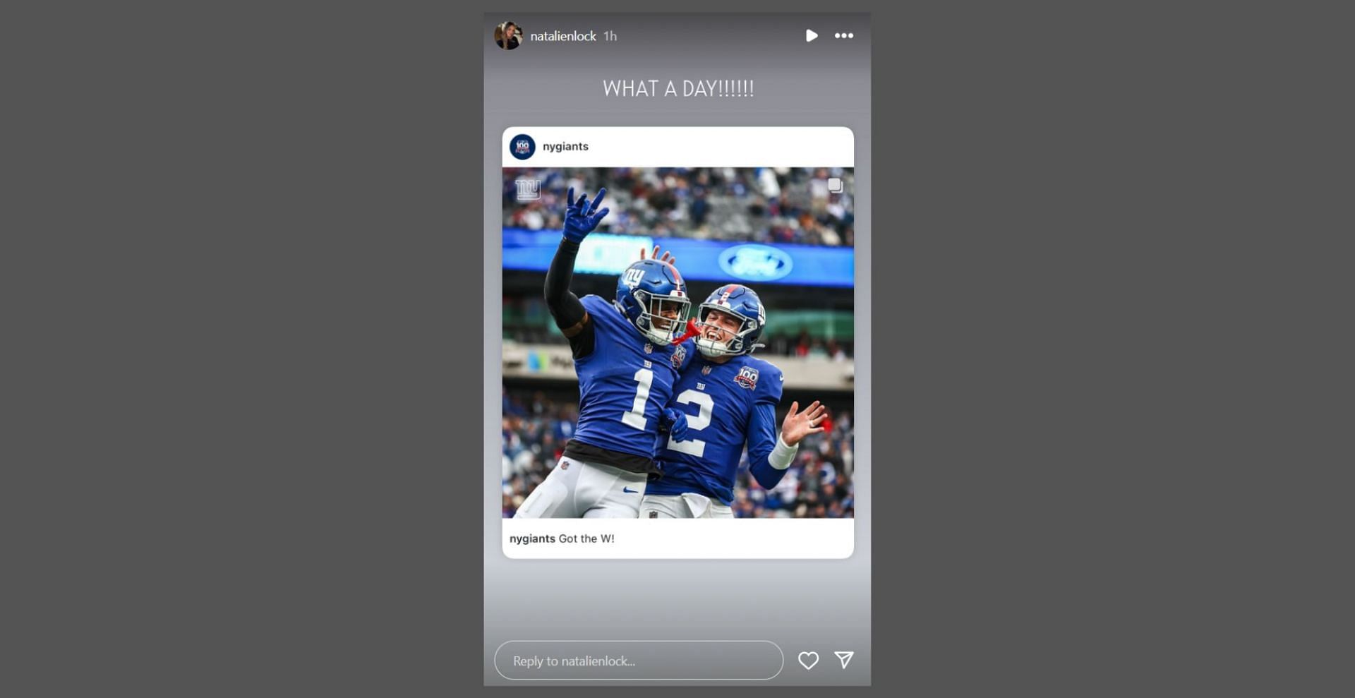 Drew Lock&#039;s wife Natalie drops 3-word reaction to QB&#039;s scintillating 309-yard, 5 TD performance vs Colts (Image Source: instagram.com/natalienlock)