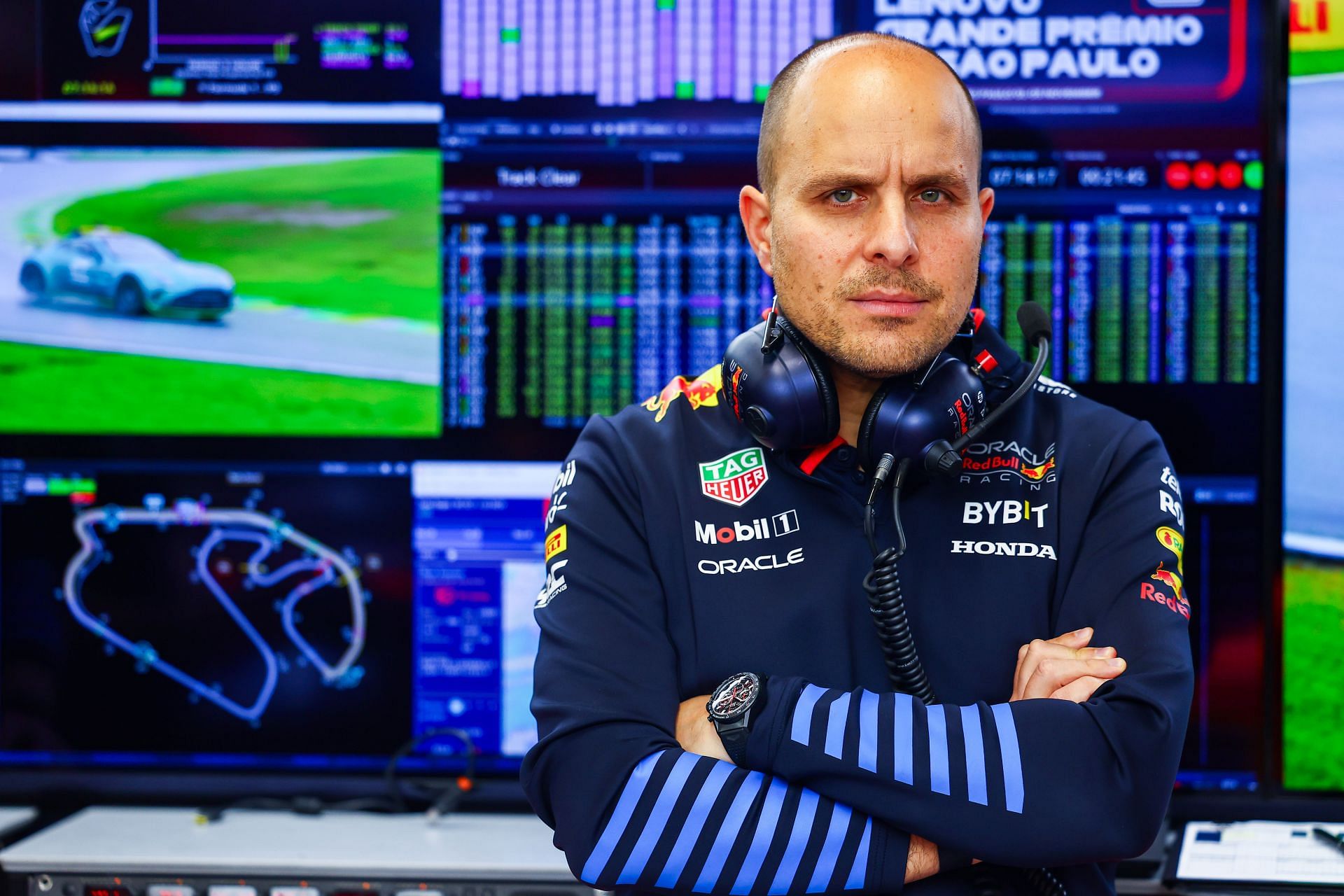 Max Verstappen&#039;s race engineer, Gianpiero Lambiase (Image Source: Getty)