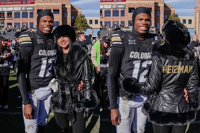 "Social media is not real": Travis Hunter's fiancée sets the record straight on the duo's rumored "beef" while thanking CU star for his support