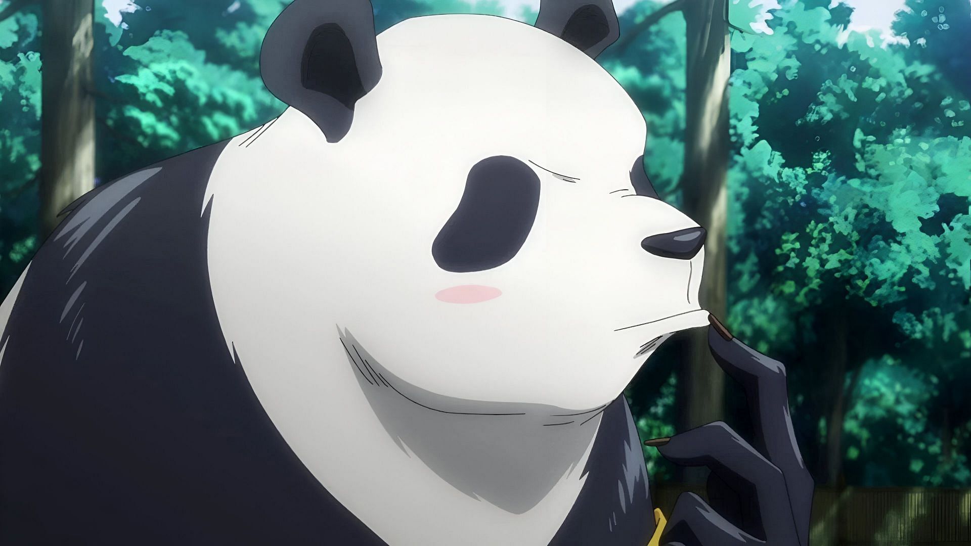 Panda as seen in the anime (Image via MAPPA)