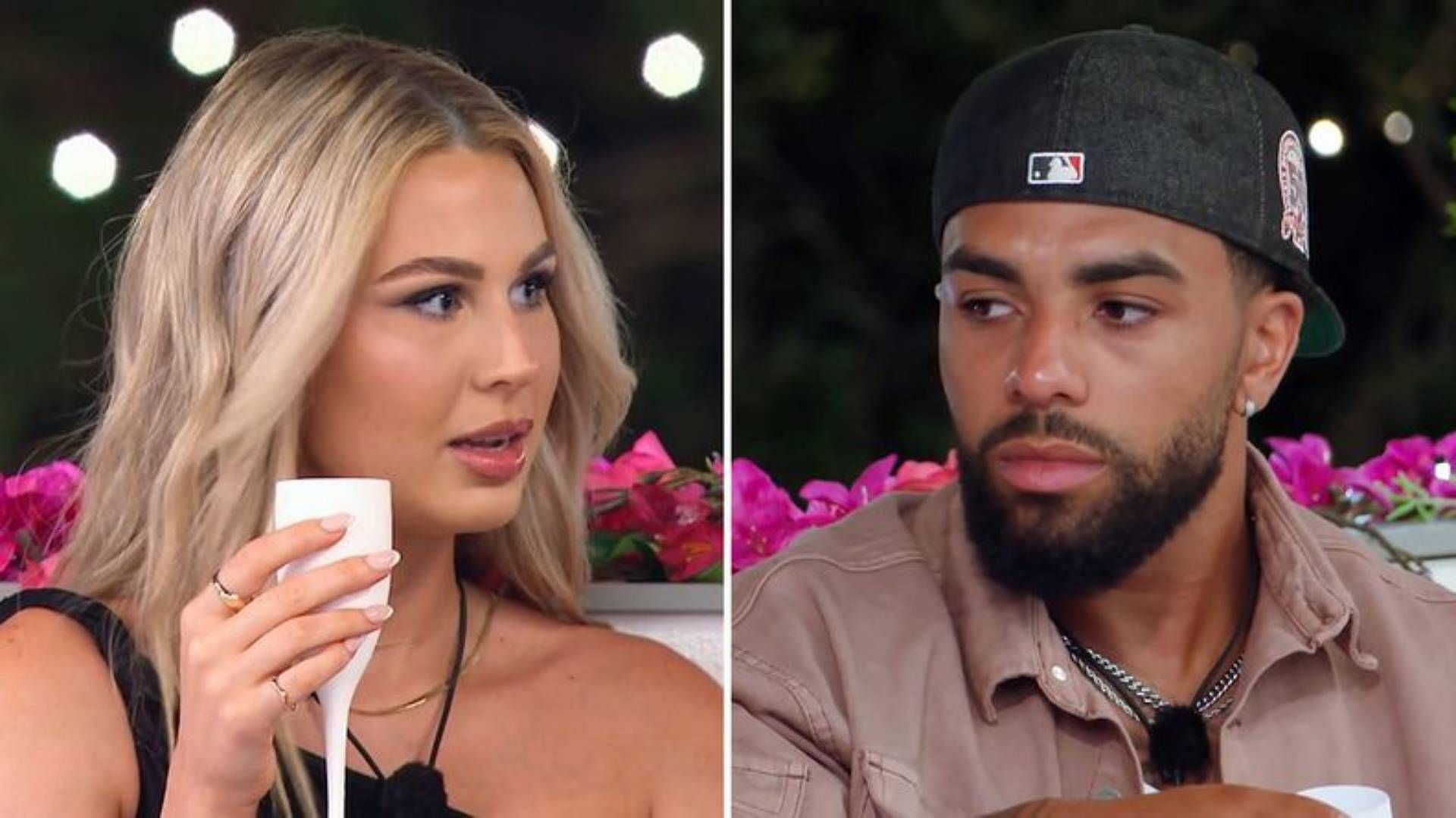 Sophie and Dylan - Love Island: Australia (image via 9now)