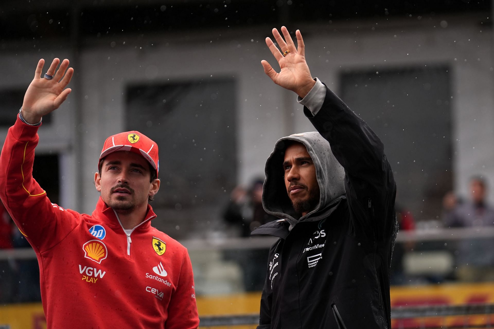 Charles Leclerc and Lewis Hamilton, F1 Grand Prix of Canada - Drivers Parade (Source: Getty)