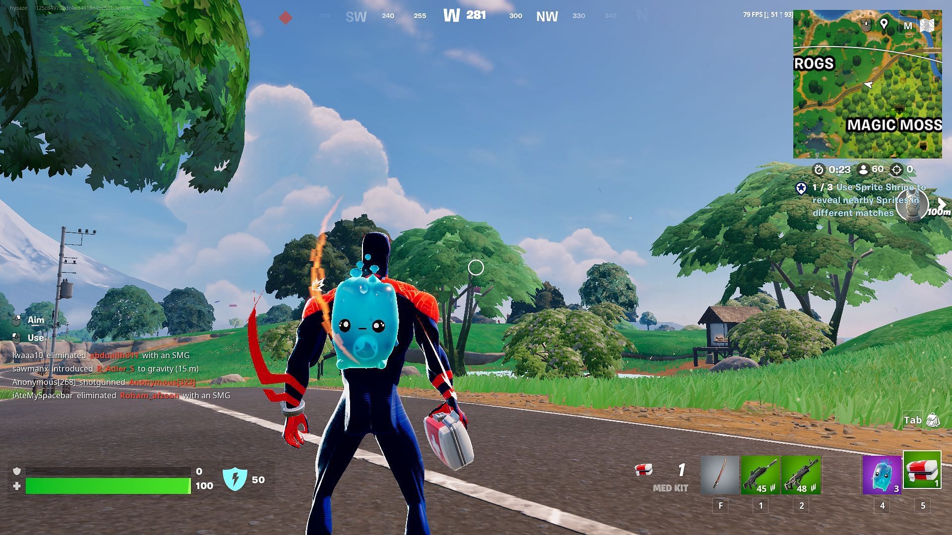 Water Sprite in Fortnite (Image via Epic Games)