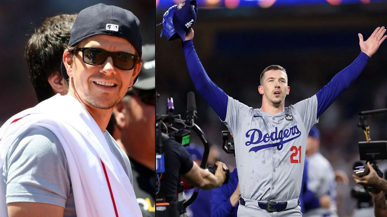 Mark Wahlberg (L) and Walker Buehler (R) (Images from - Getty)