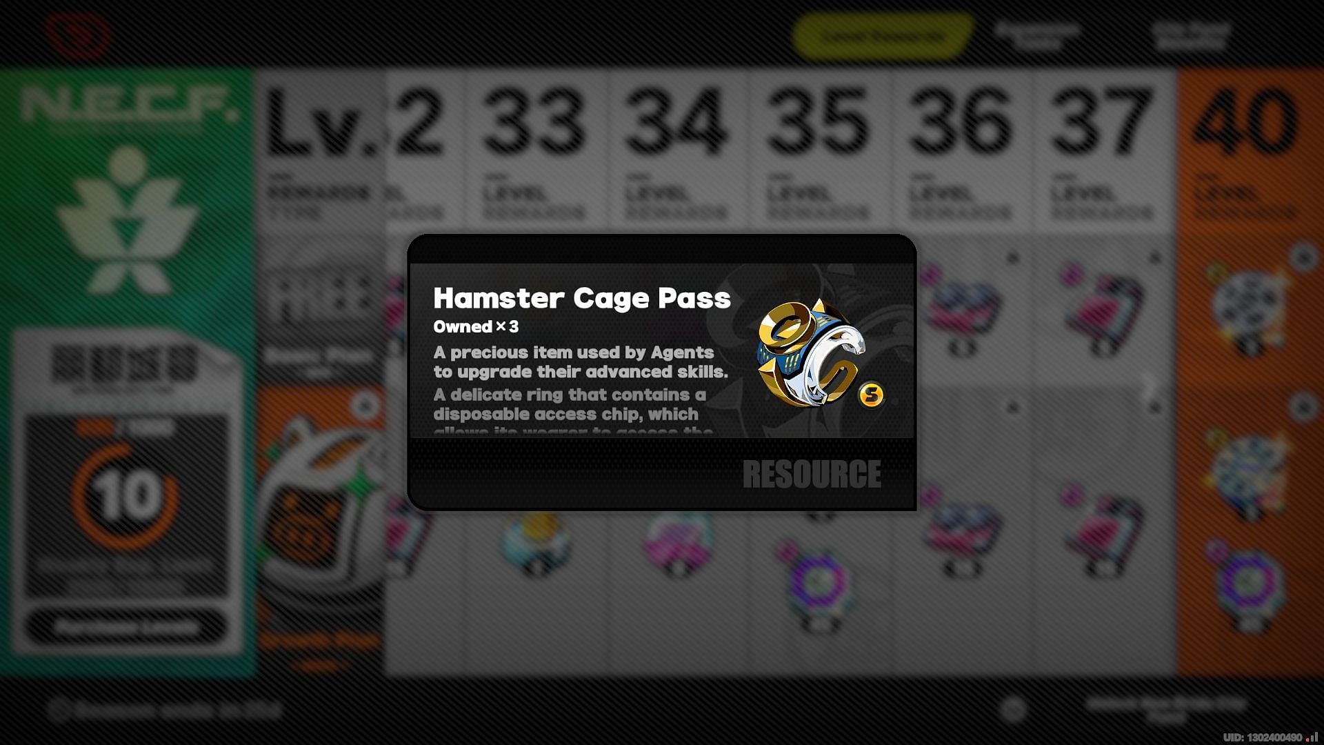 Hamster Cage Pass (Image via HoYoverse)