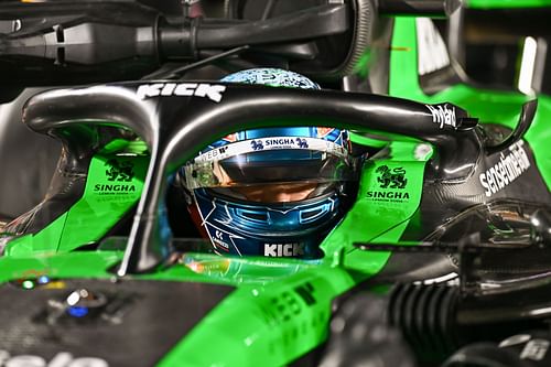  Zhou Guanyu during the Qatar Grand Prix at Lusail International Circuit- Source: Getty