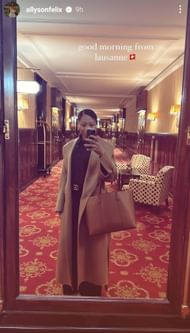 Screenshot of Felix’s Instagram story. Credits - IG/ @allysonfelix