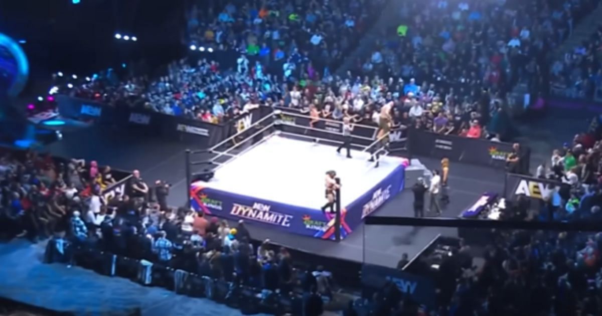 AEW Dynamite ring [Source: AEW on YouTube]