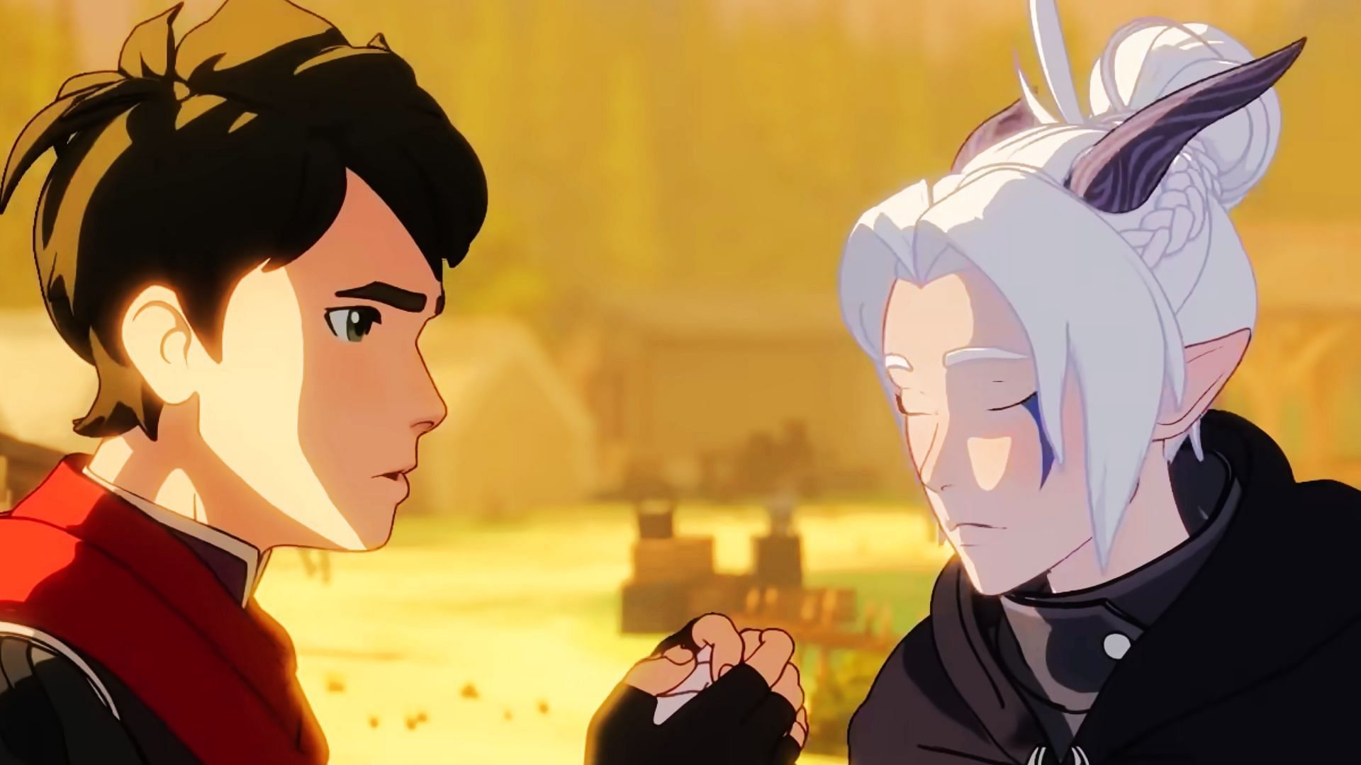 Callum and Rayla (Image via YouTube/The Dragon Prince)