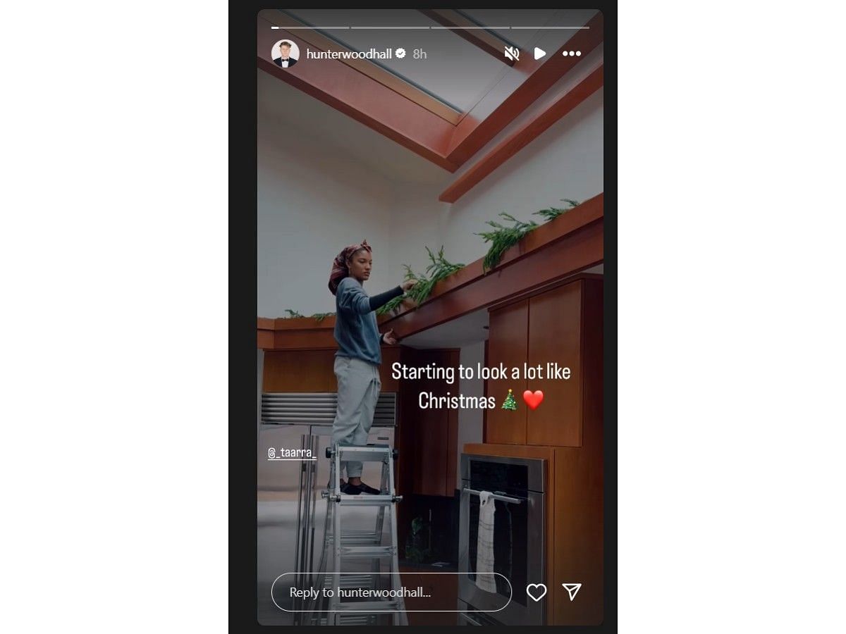 Hunter Woodhall&#039;s Instagram story