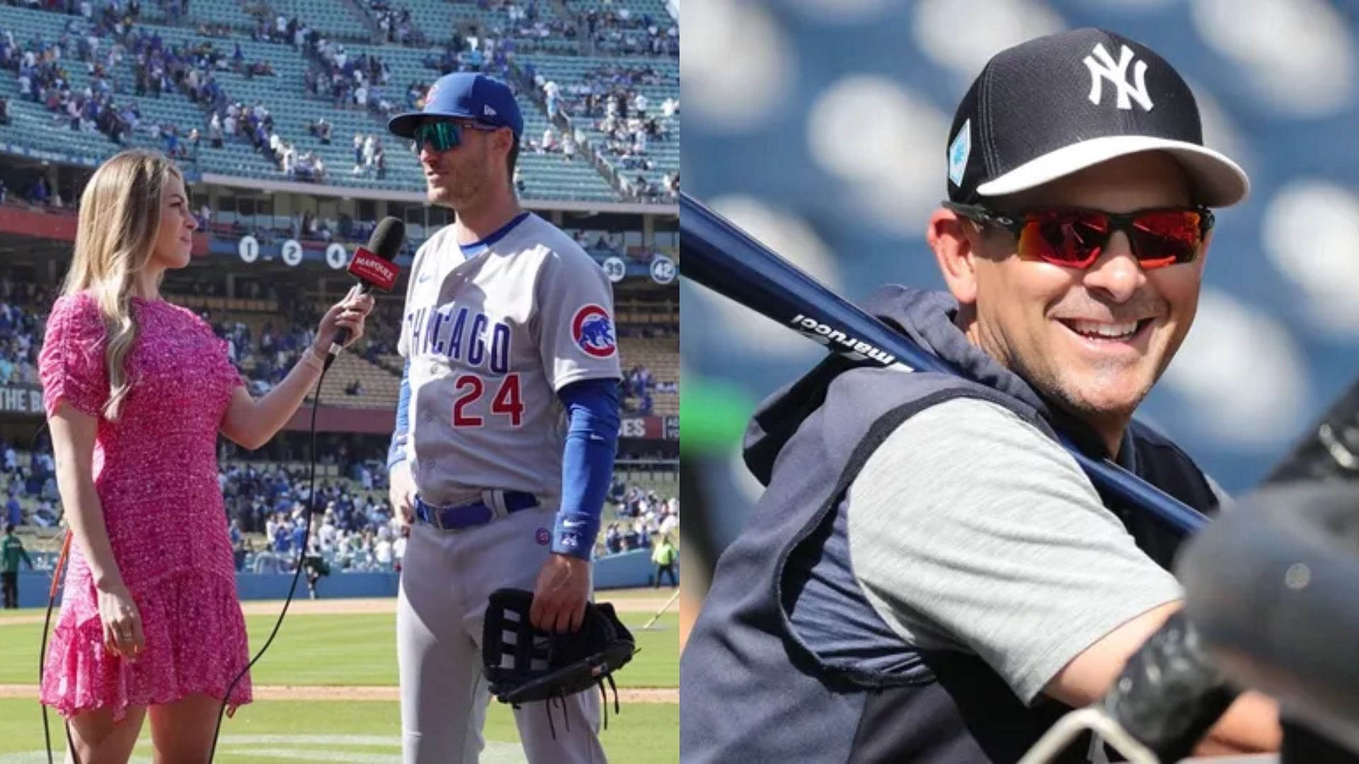 New York Yankees Slugger Cody Bellinger &amp; Manager Aaron Boone