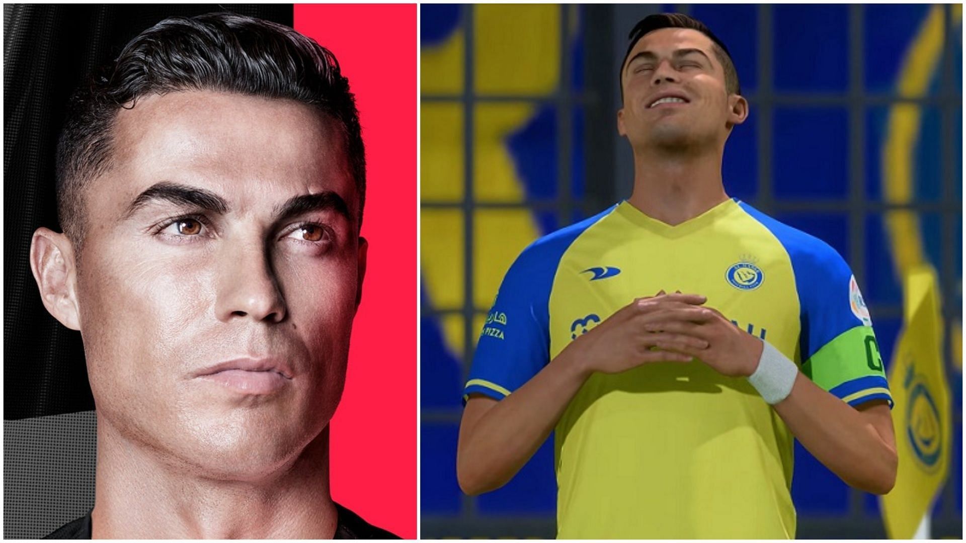 Ronaldo is amazing in both games (Images via UFL and EA Sports)