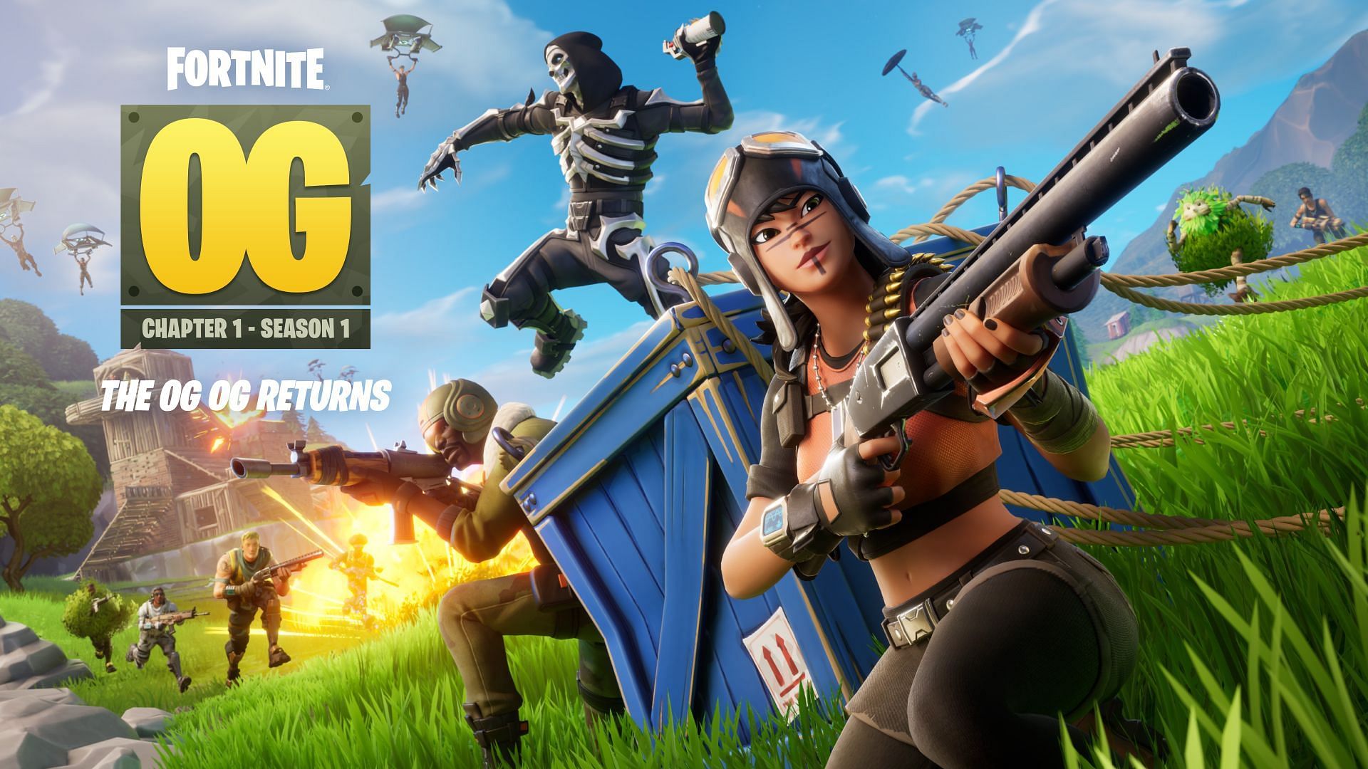 Fortnite leak sheds light on loot pool for Chapter OG (Image via Epic Games)