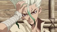Senku as seen in Dr. Stone (Image via TMS Entertainment)