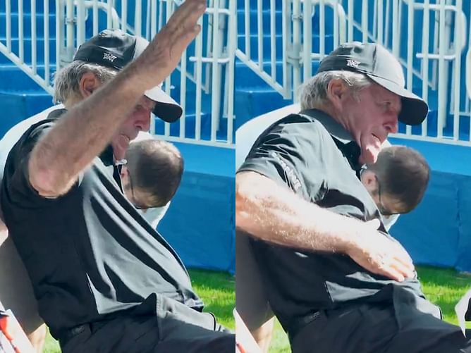 “Watch this, watch this” – 89-year-old Gary Player shows off his strong abs at the PNC Championship